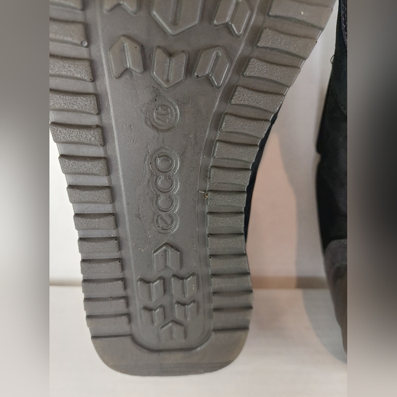 Ecco Fraser Men's Size 12-12.5 Slip On Black Sneaker Shoes (NIB) - Picture 14 of 16